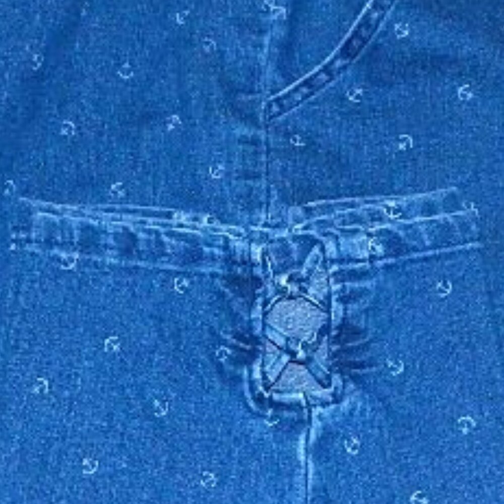 Croft & Barrow Womens Pull On Capris Skimmer Blue Denim Pants Size Medium - Picture 10 of 11